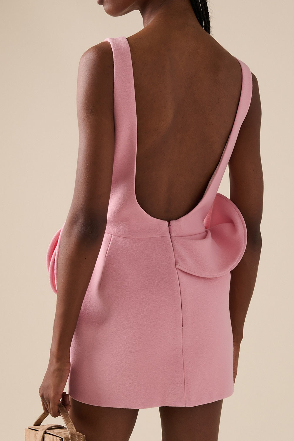 One Shoulder Rosette Bodycon Mini Dress 2