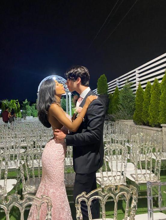 Pink Backless Mermaid Graduation Prom Dress Evening Party Dress - Fashionpara