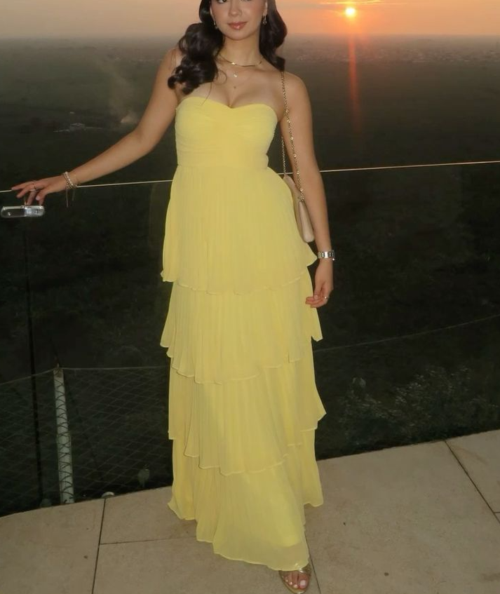 Yellow Long Prom Dresses, Evening Formal Dress - Fashionpara