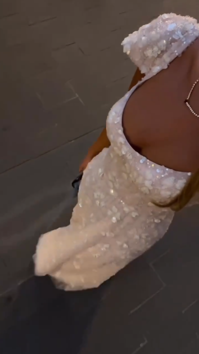 Pretty White Tulle Lace Appliques Long Party Dress Formal Prom Dresses D944