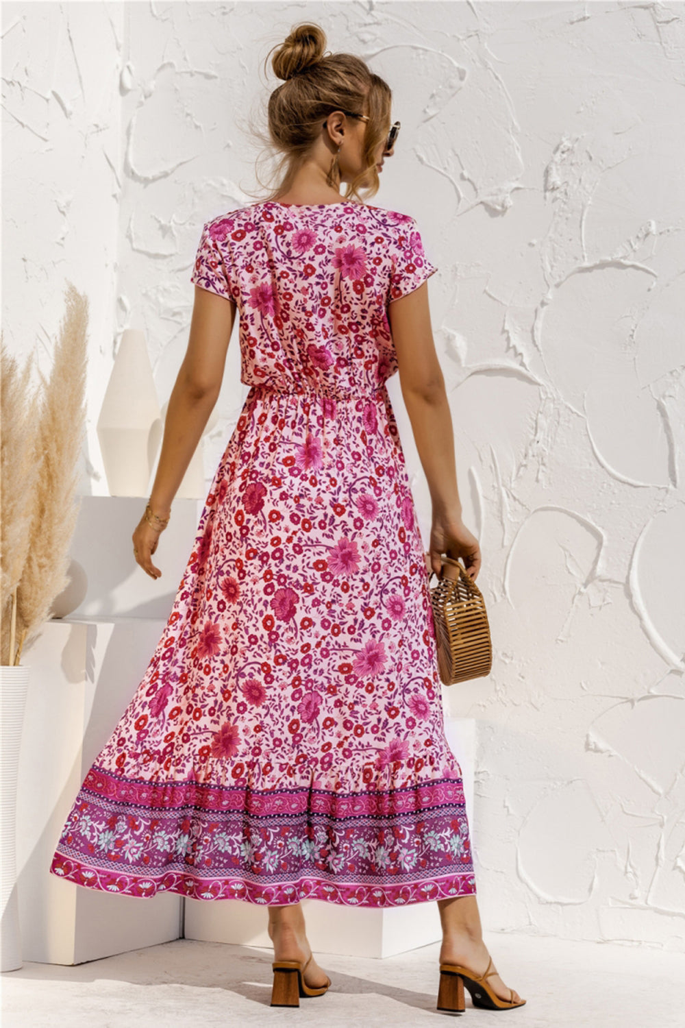 Floral Patchwork Long Dress