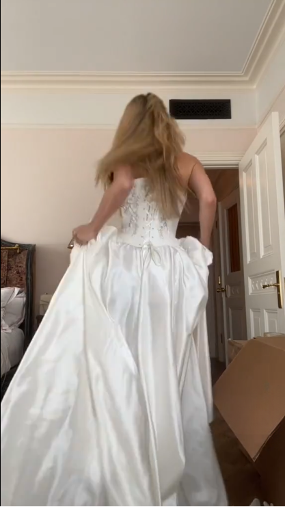 A Line Lace Up Back Strapless Wedding Dresses,Simple Bridal Gowns,Long Beautiful Bridal Gown