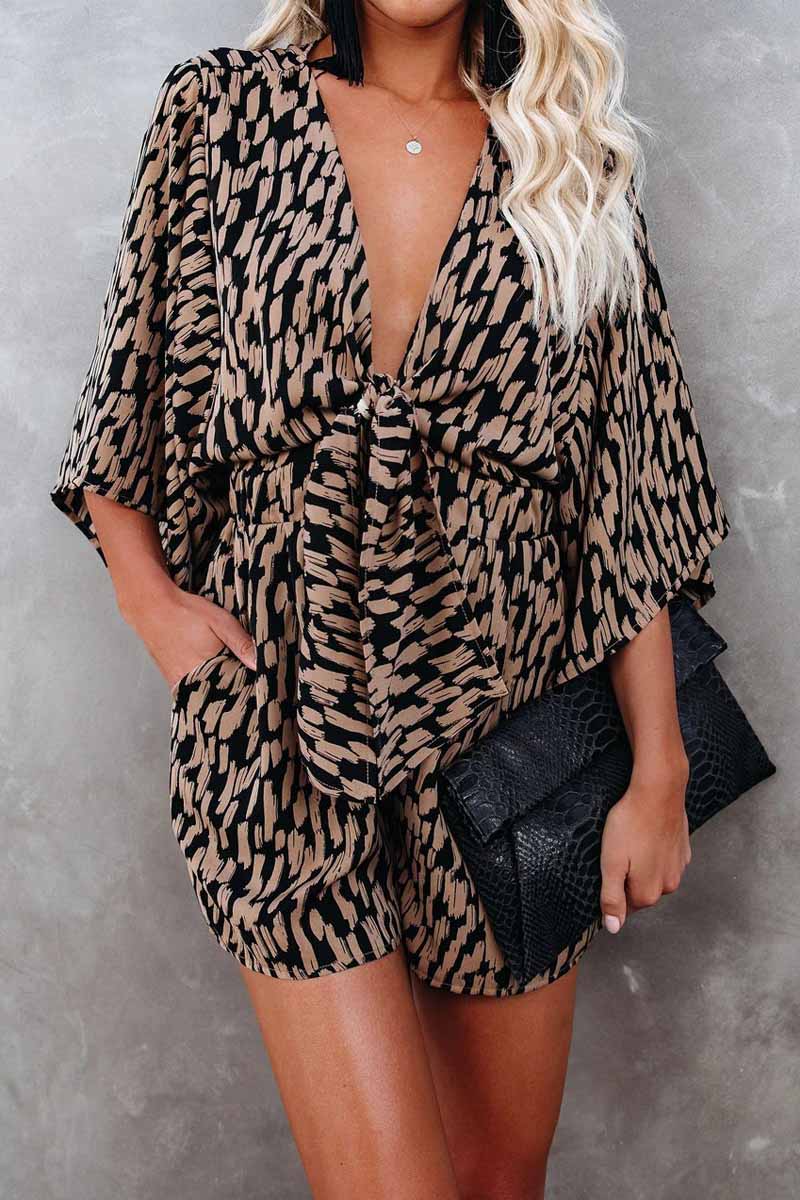 Wind In My Sails Cotton Pocketed Tie Romper Fashionpara