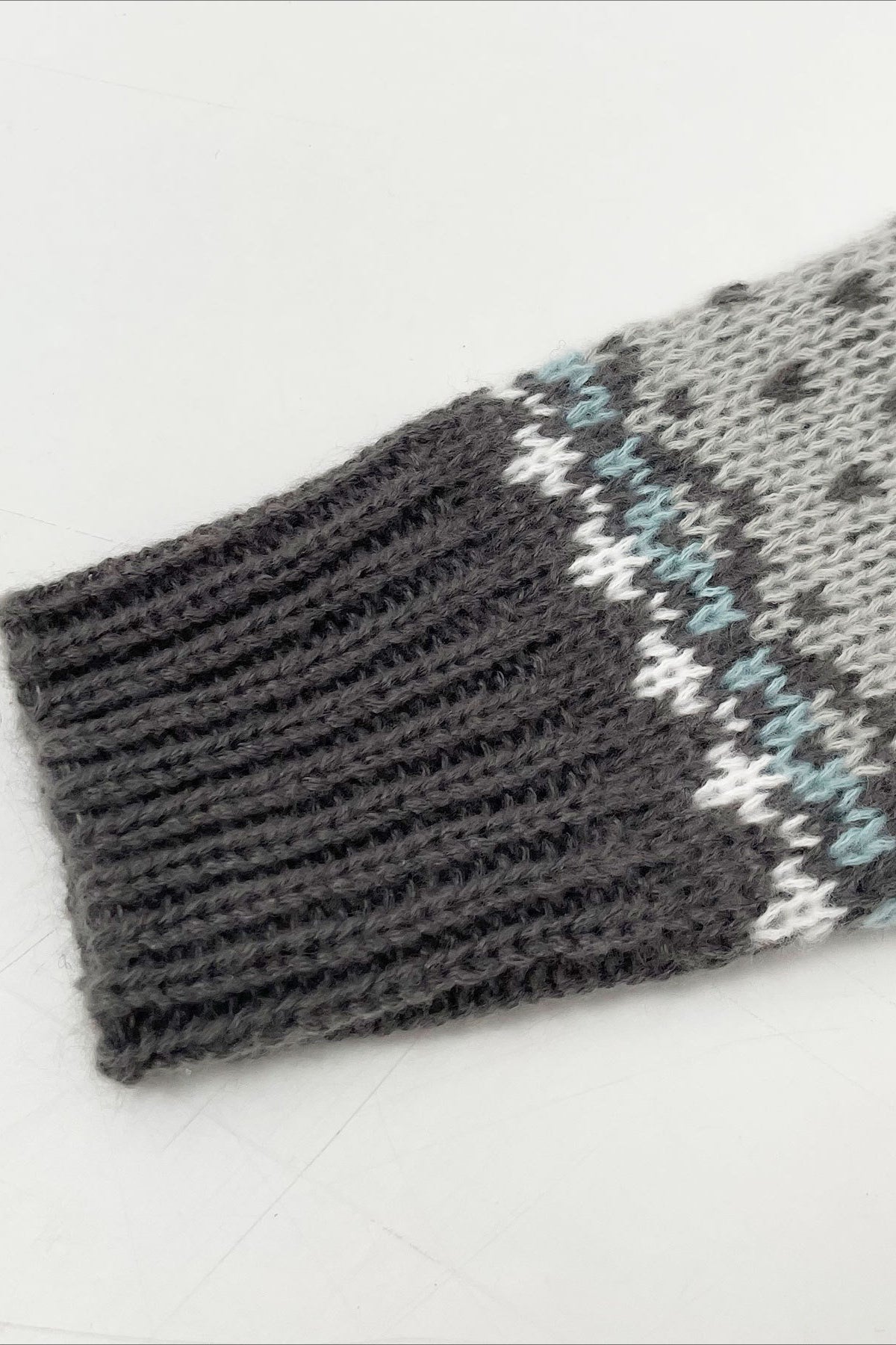 PrincessAce Fair Isle Knit Round Neck Loose Sweater