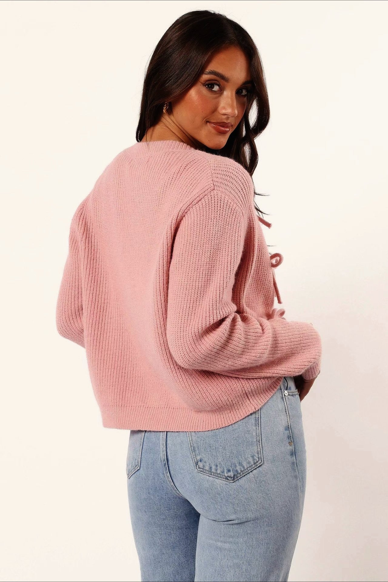 Cozy Knit Long-Sleeve Cardigan for Effortless Style