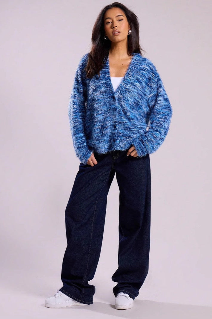 Colorful Striped V Neck Cardigan for Effortless Style