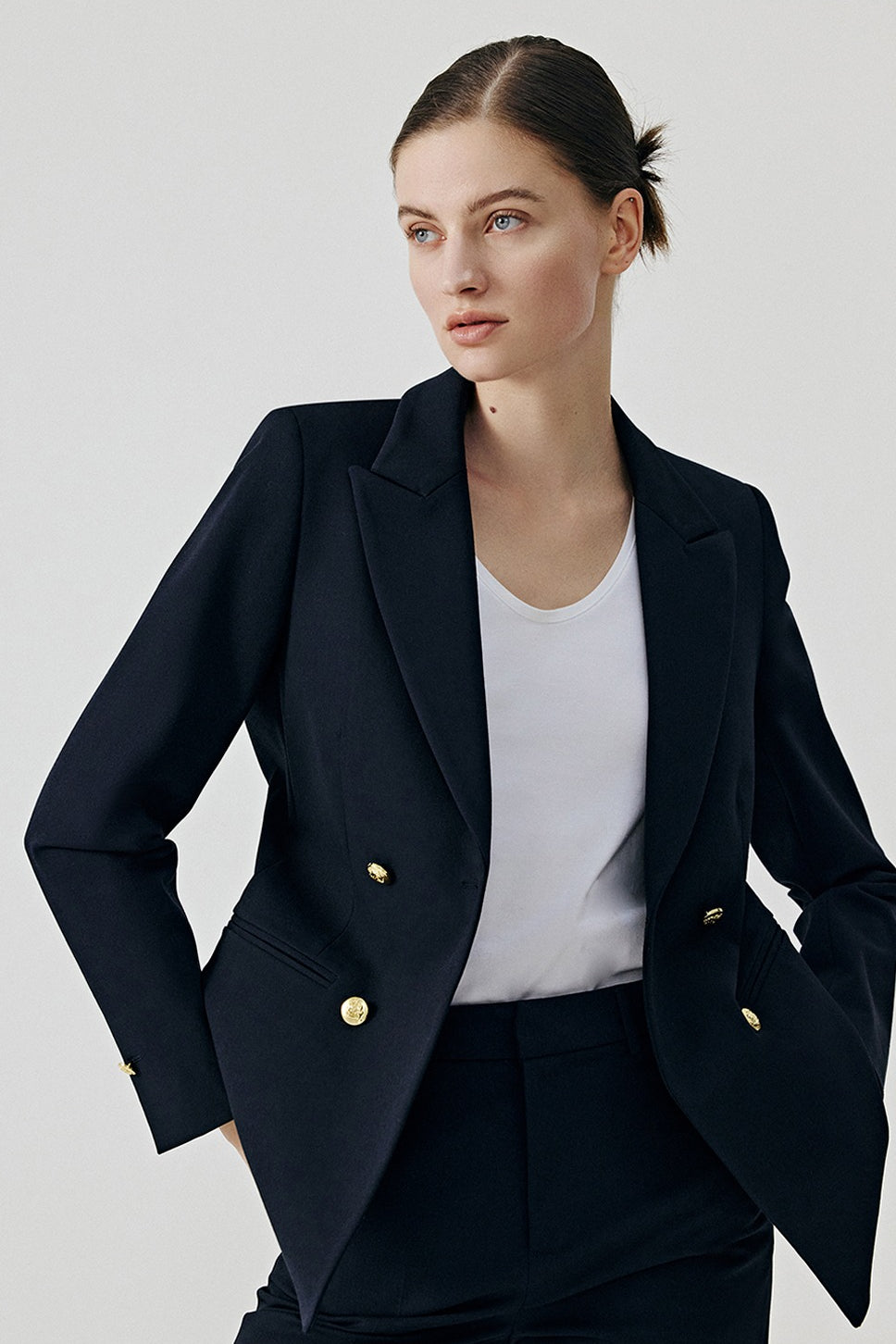 Black Office Career Blazer 3