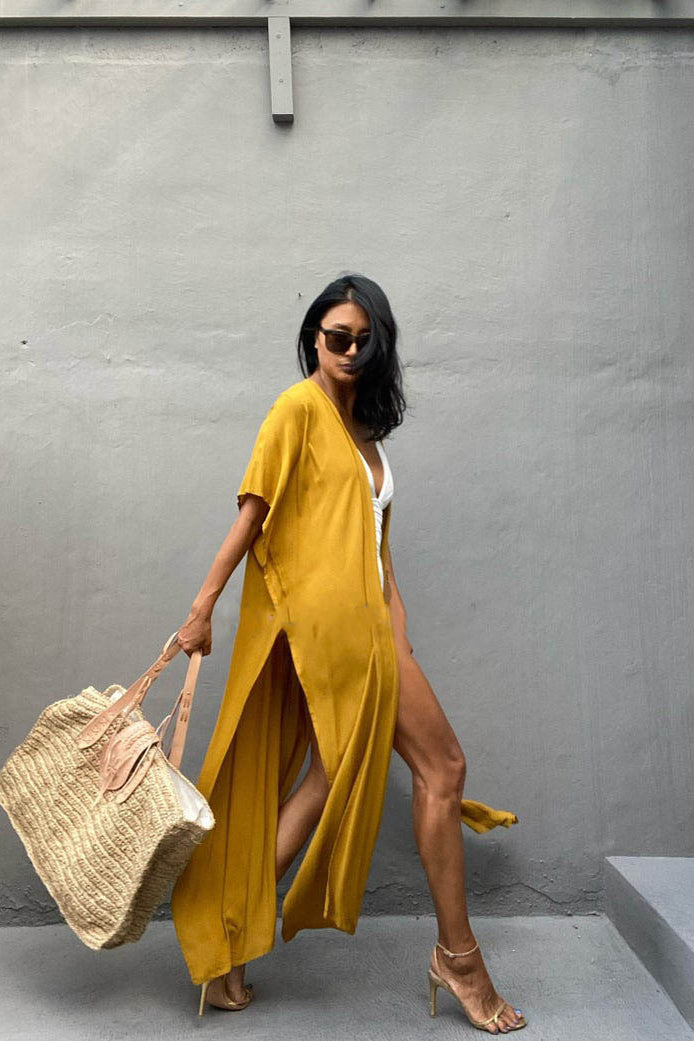 Flowy Mesh Bikini Cover Up