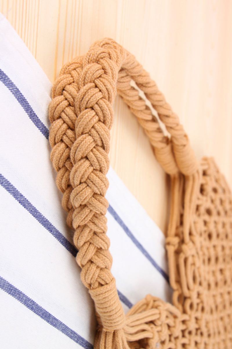 Beach Woven Straw Shopper Bag - Fashionpara