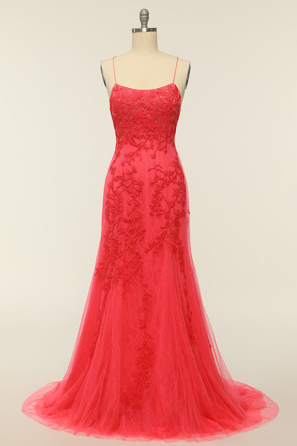 Mermaid Blue Long Prom Dress Backless Evening Dress