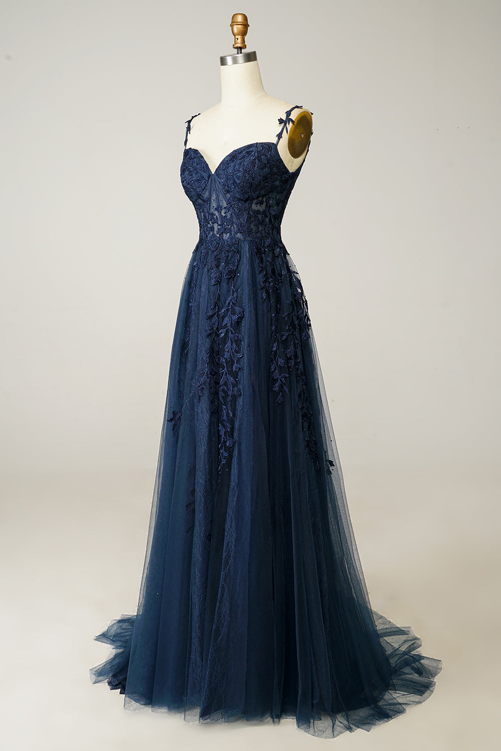 Purple Off the Shoulder Long Prom Dress with Appliques
