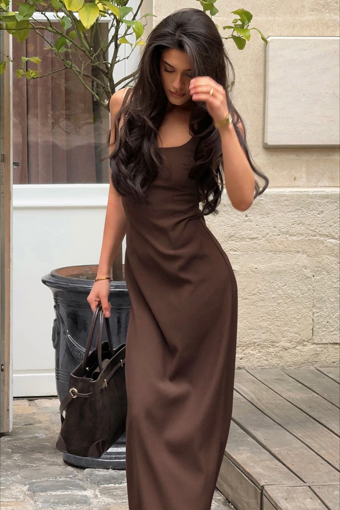 Sleeveless Waist Cinch Bodycon Slip Dress