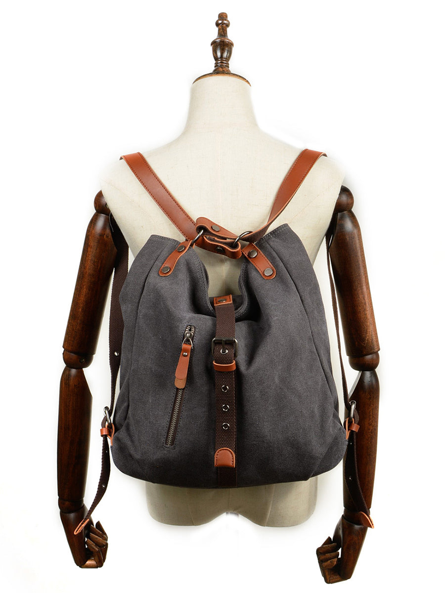 Casual Canvas Shoulder Bag Backpack