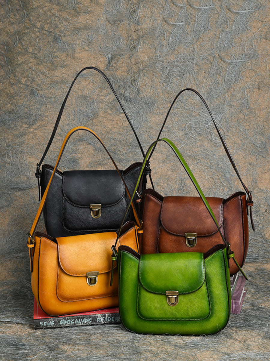 Vintage Genuine Leather Shoulder Bag