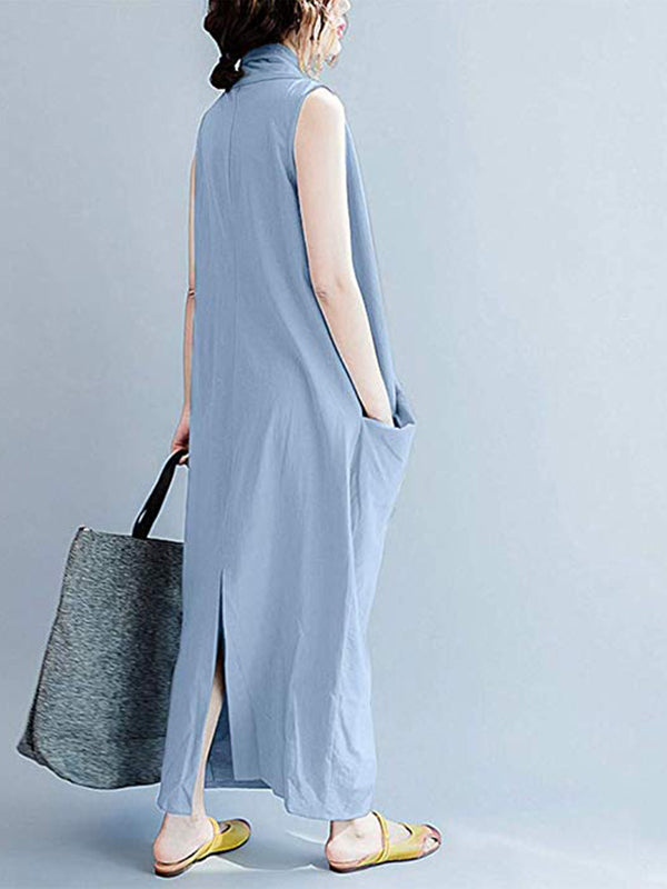 Intertwined Solidity Maxi Dress - Fashionpara