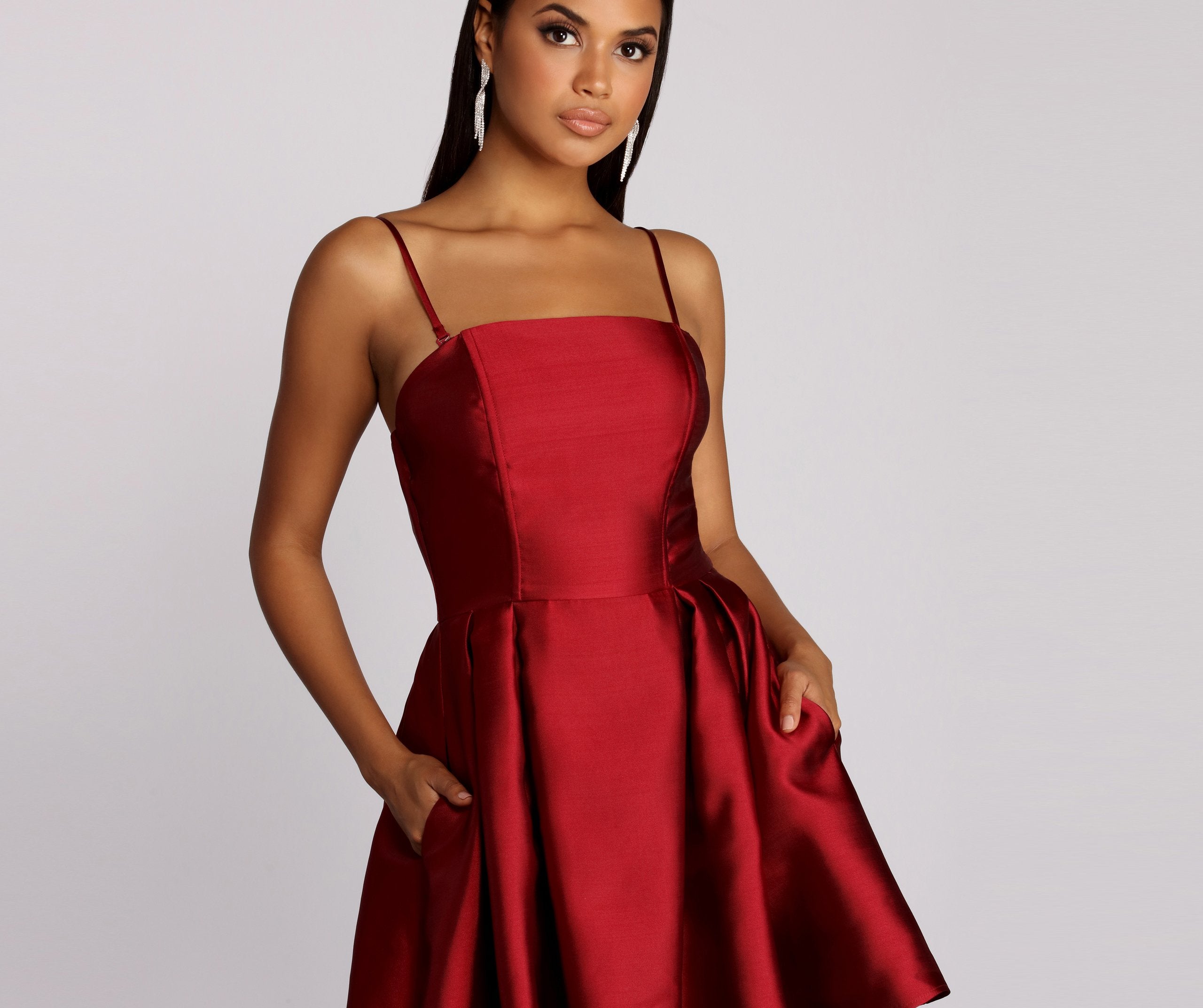 Rebecca Party Pleated Dress - Fashionpara