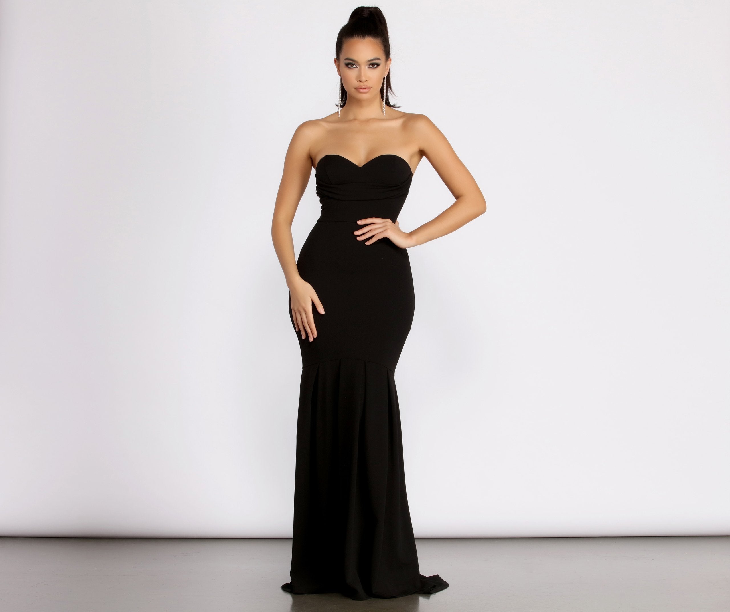 Aspyn Strapless Sweetheart Mermaid Formal Dress - Fashionpara