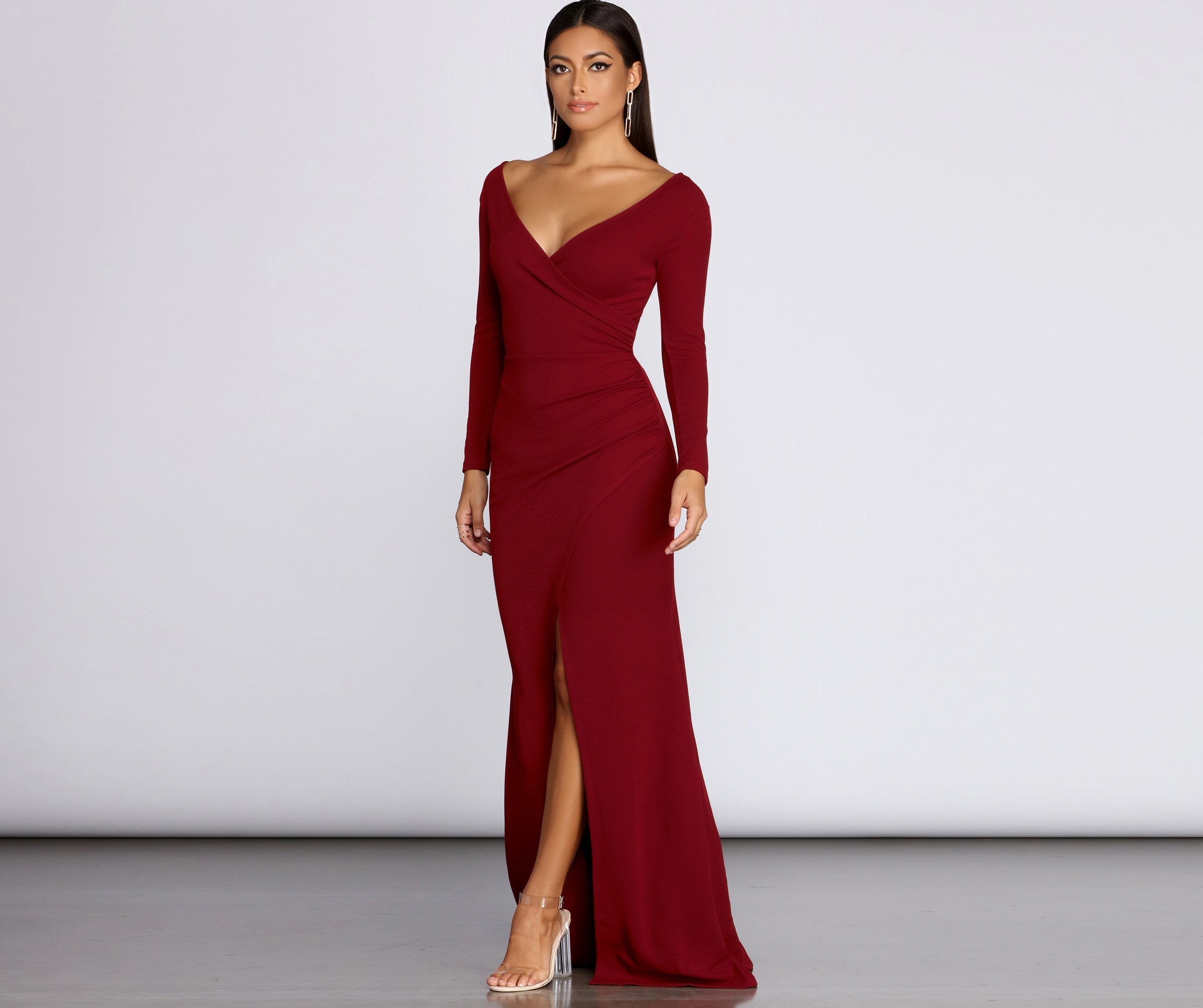 Eva Off The Shoulder Mermaid Dress - Fashionpara