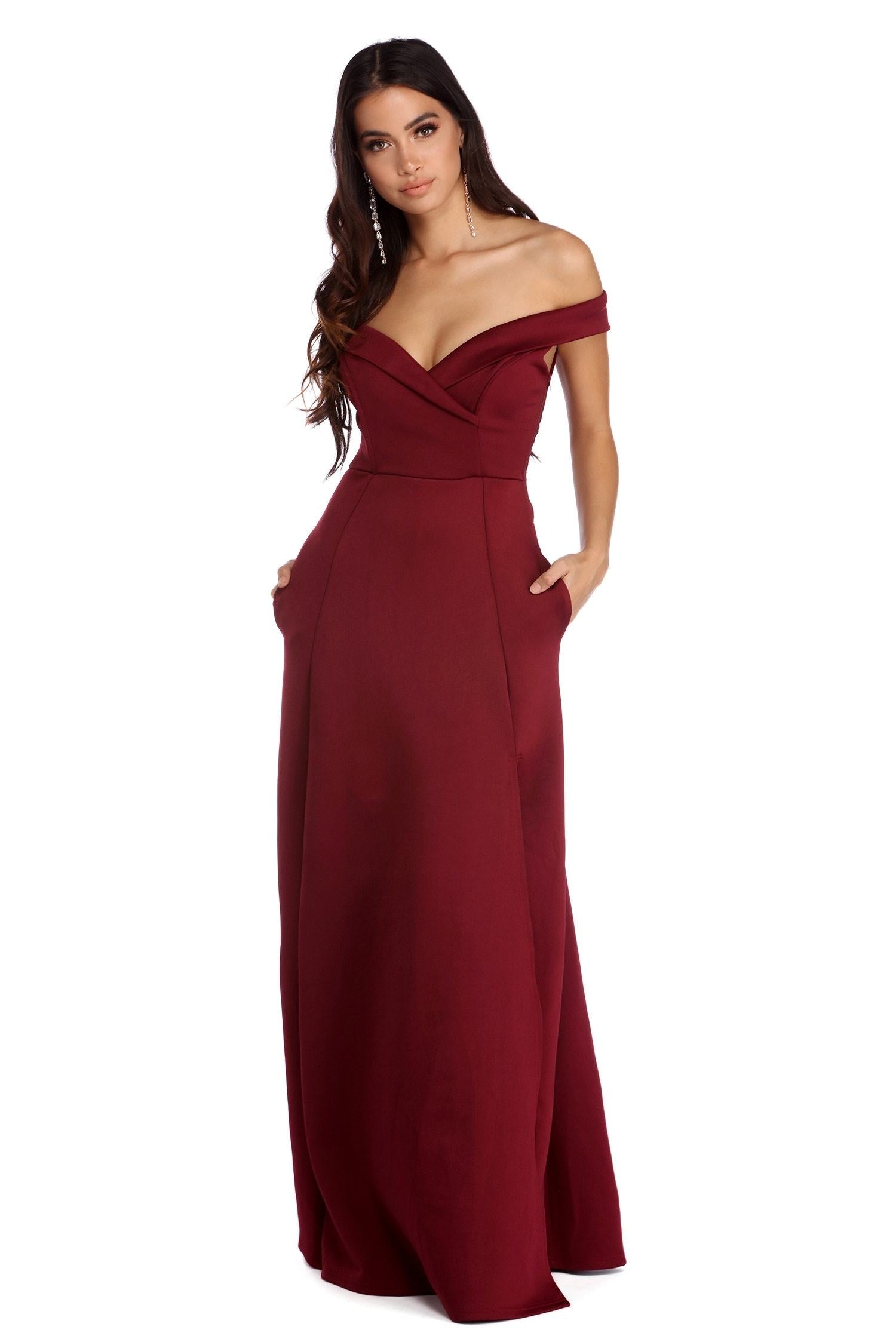 Christine Off The Shoulder Ball Gown - Fashionpara