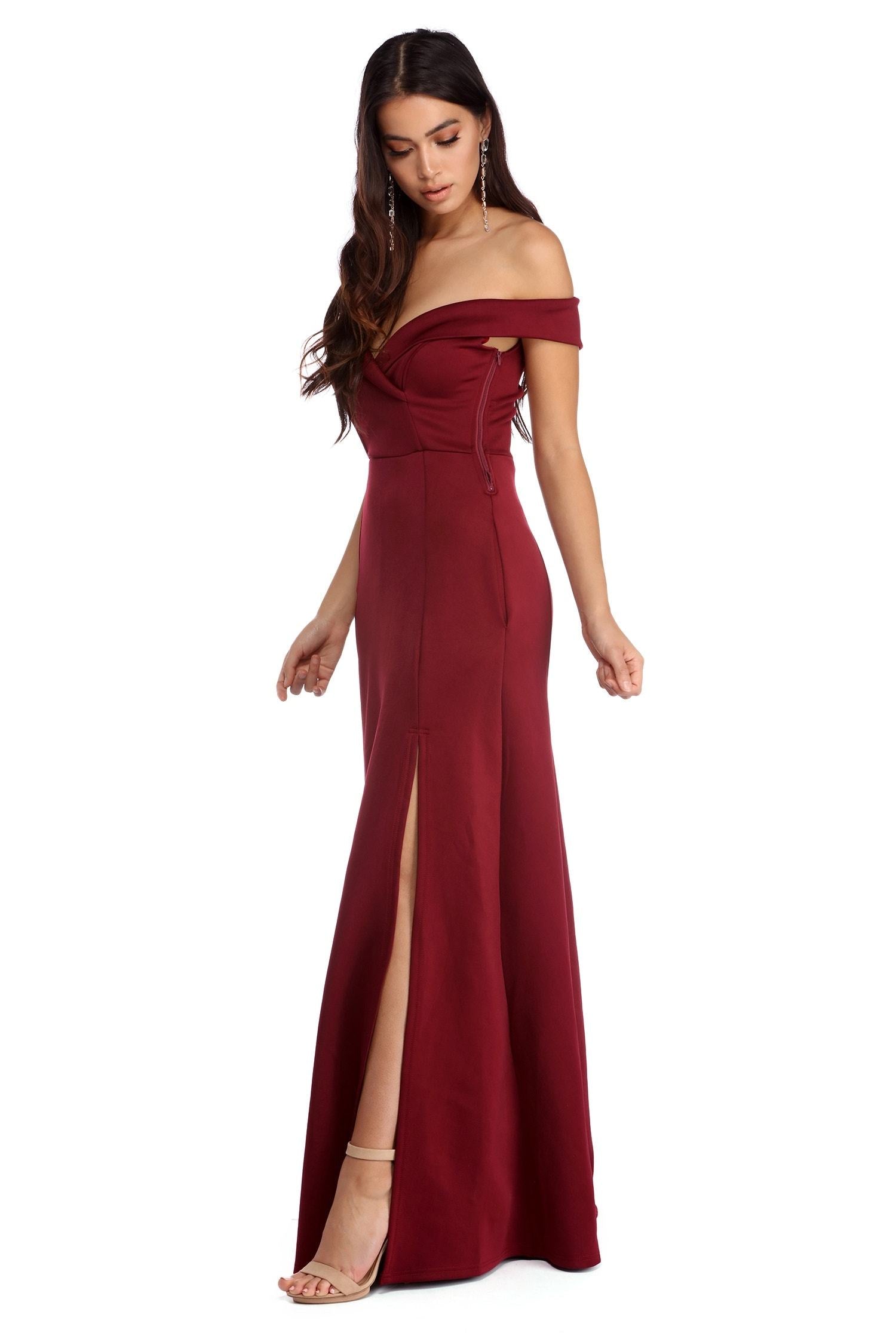 Christine Off The Shoulder Ball Gown - Fashionpara