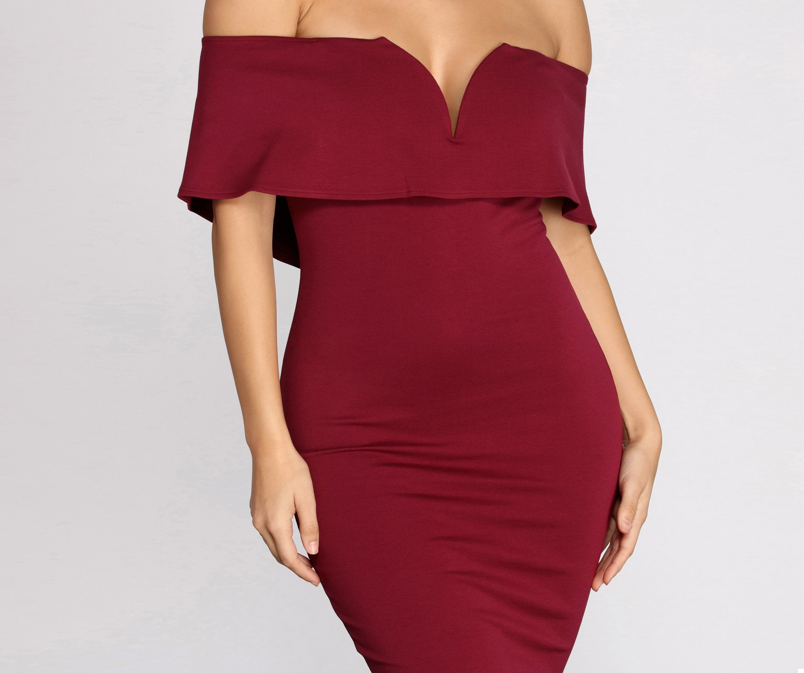 Outfit On Ponte Midi Dress - Fashionpara