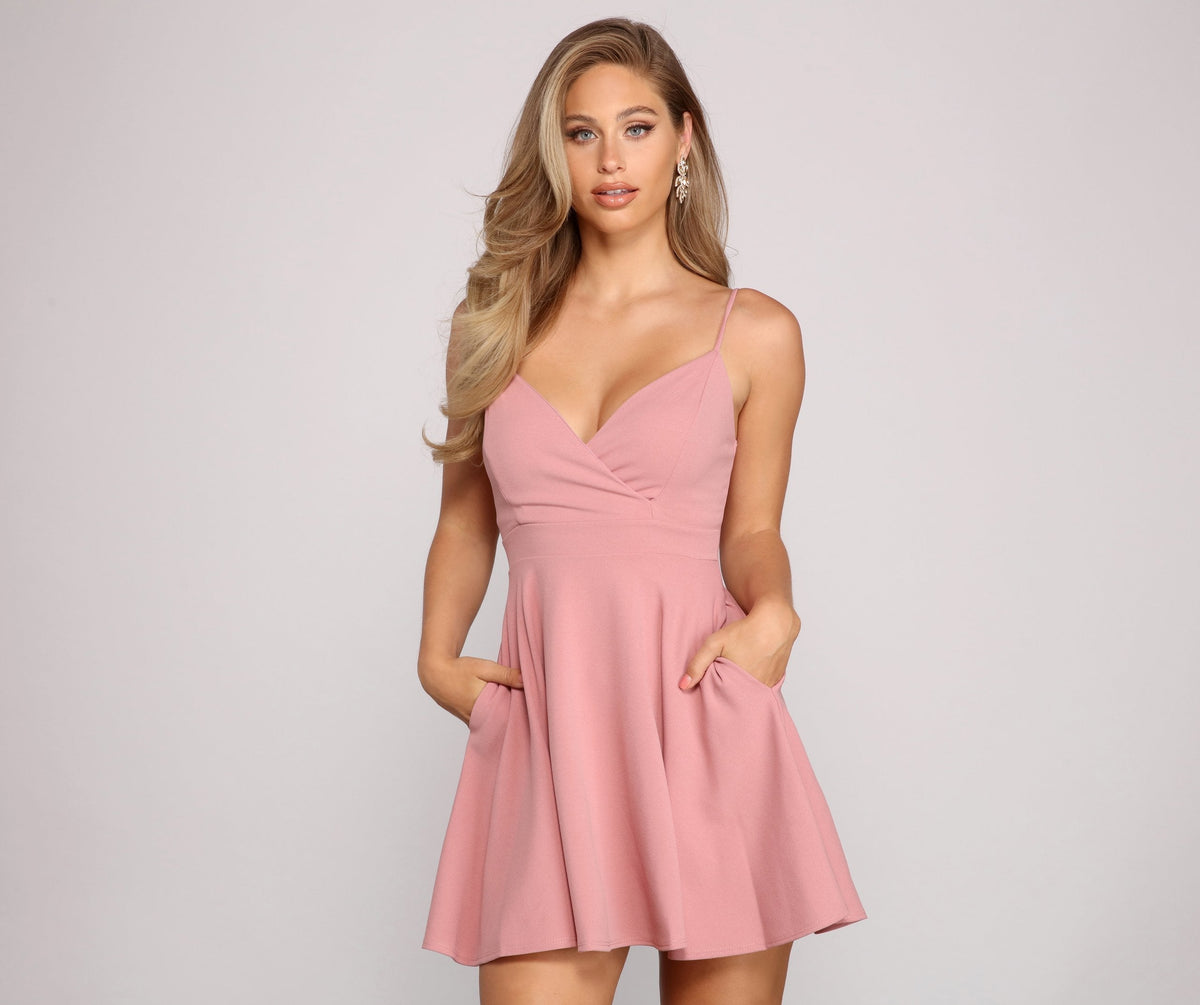 Simply Gorgeous Flowy Skater Dress Ins Street