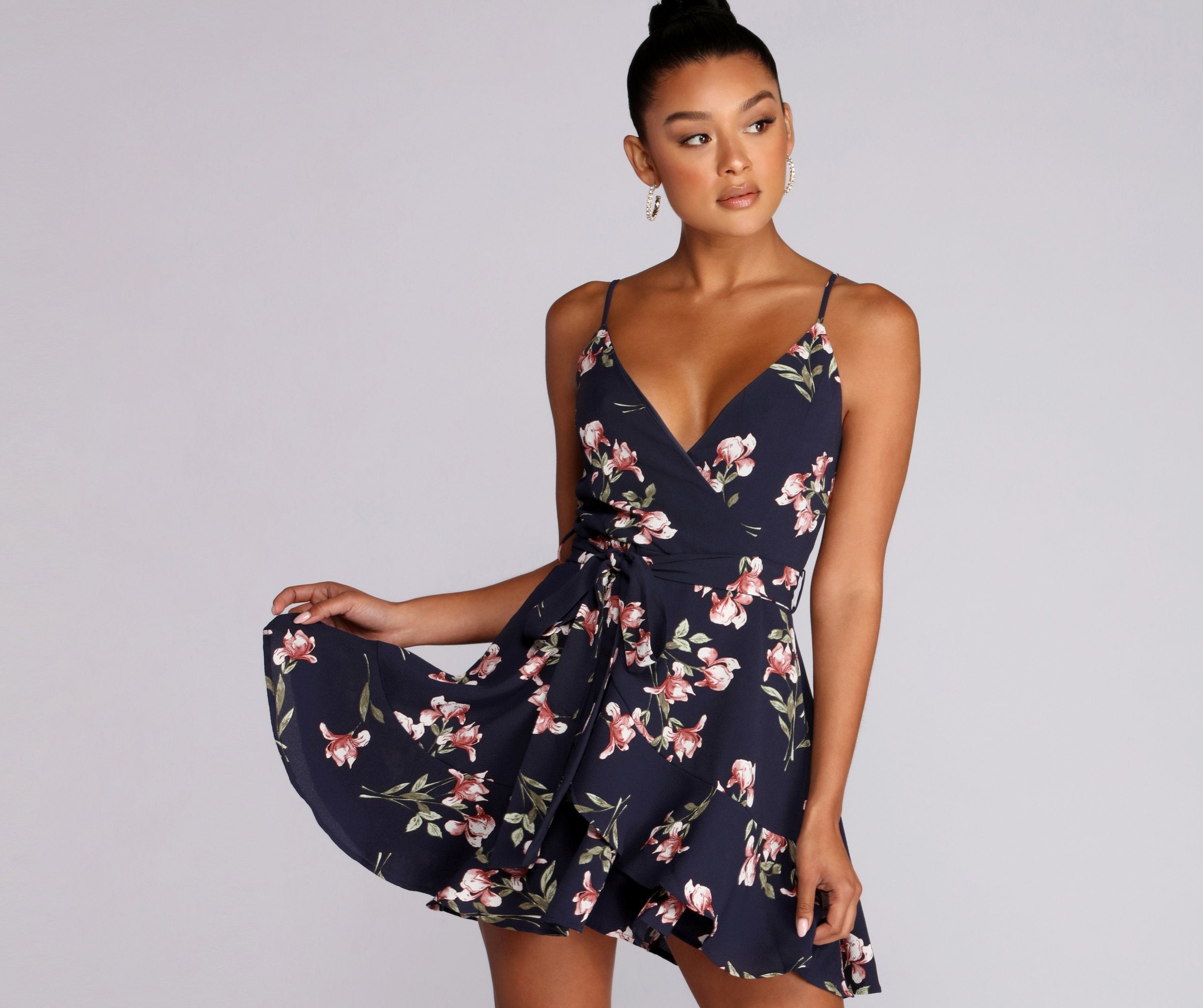 Plant One On Floral Skater Dress - Fashionpara