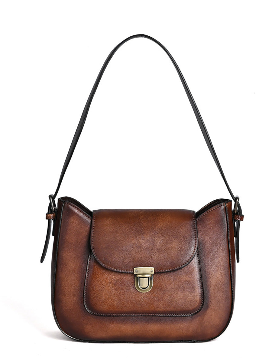 Vintage Genuine Leather Shoulder Bag