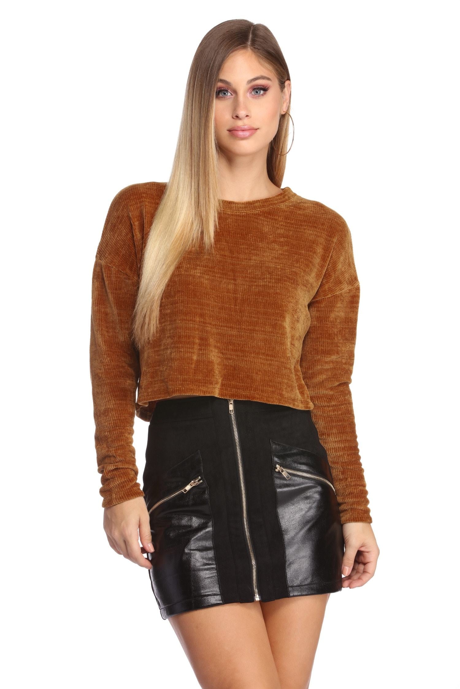 Chenille With You Pullover Top - Fashionpara