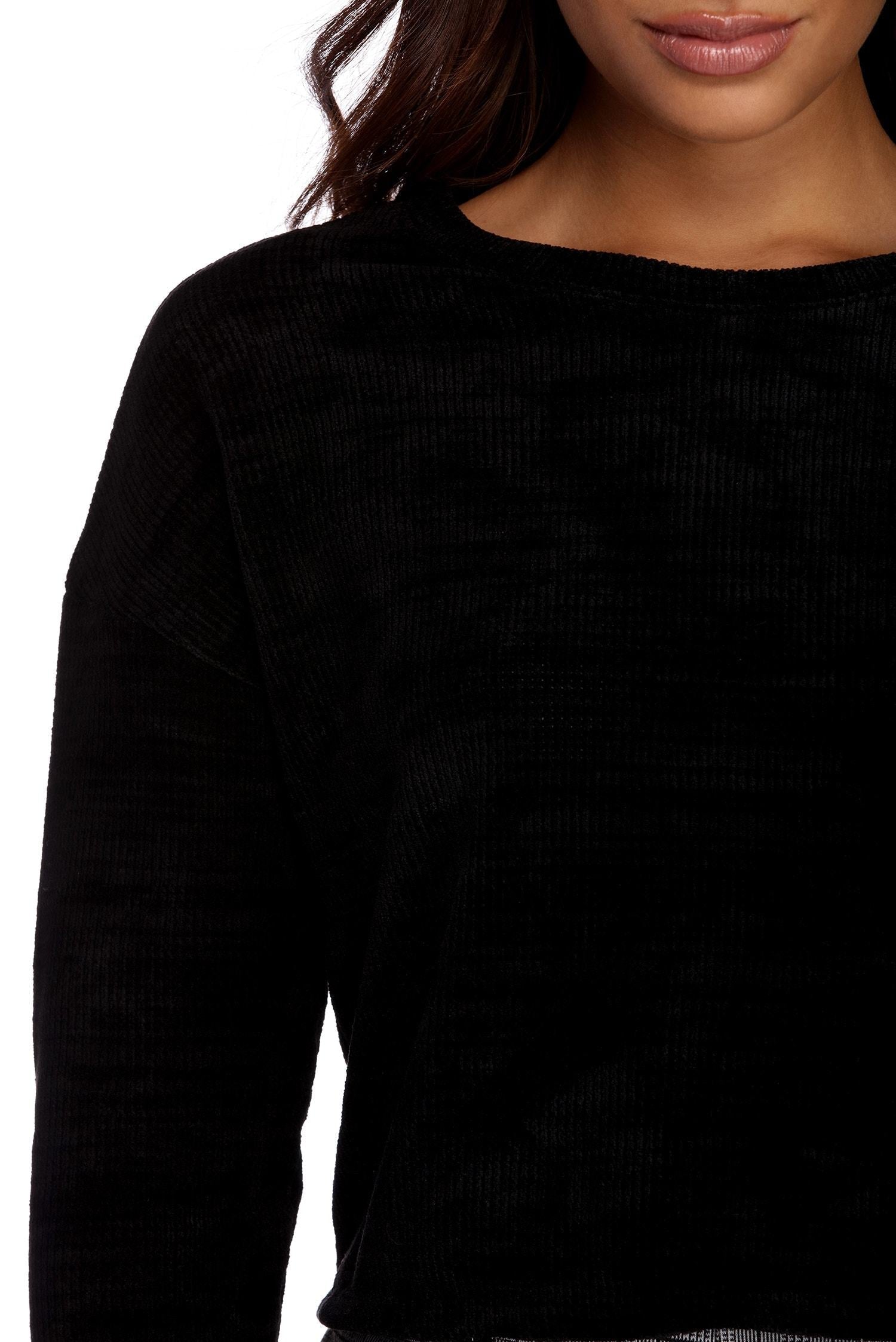 Chenille With You Pullover Top - Fashionpara