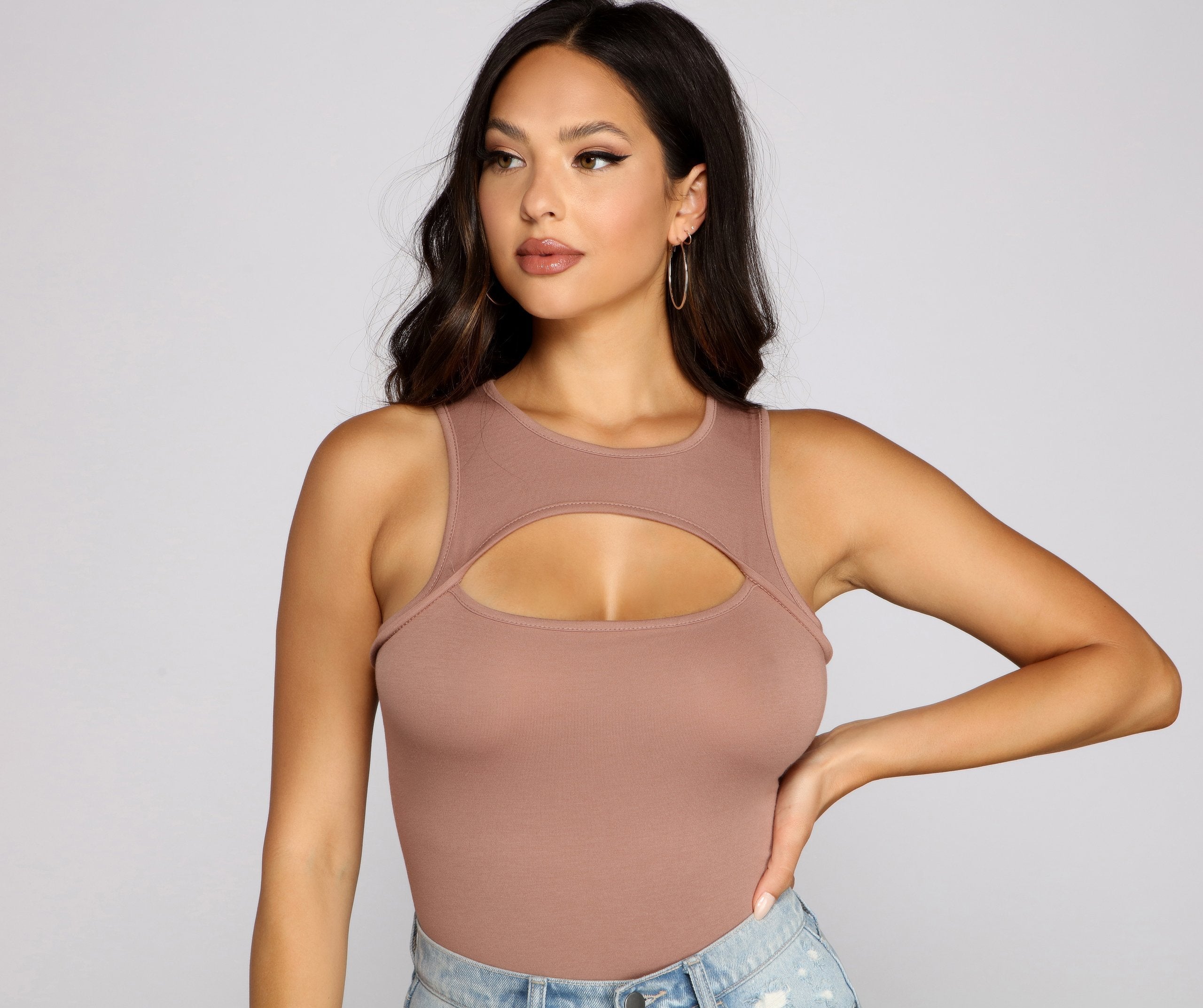 Chic Cuts Knit Tank Top - Fashionpara