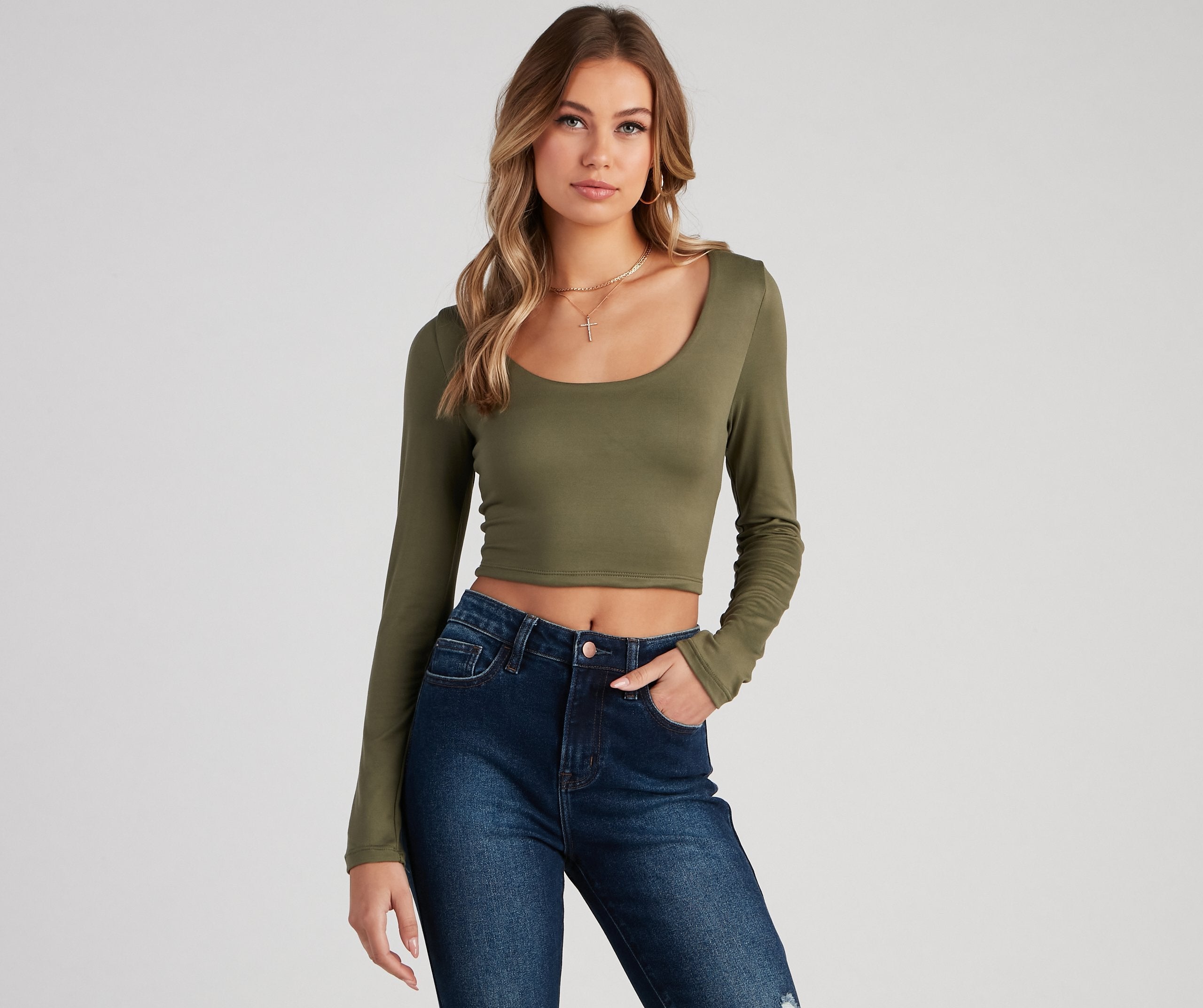Serve It Up Crop Top - Fashionpara