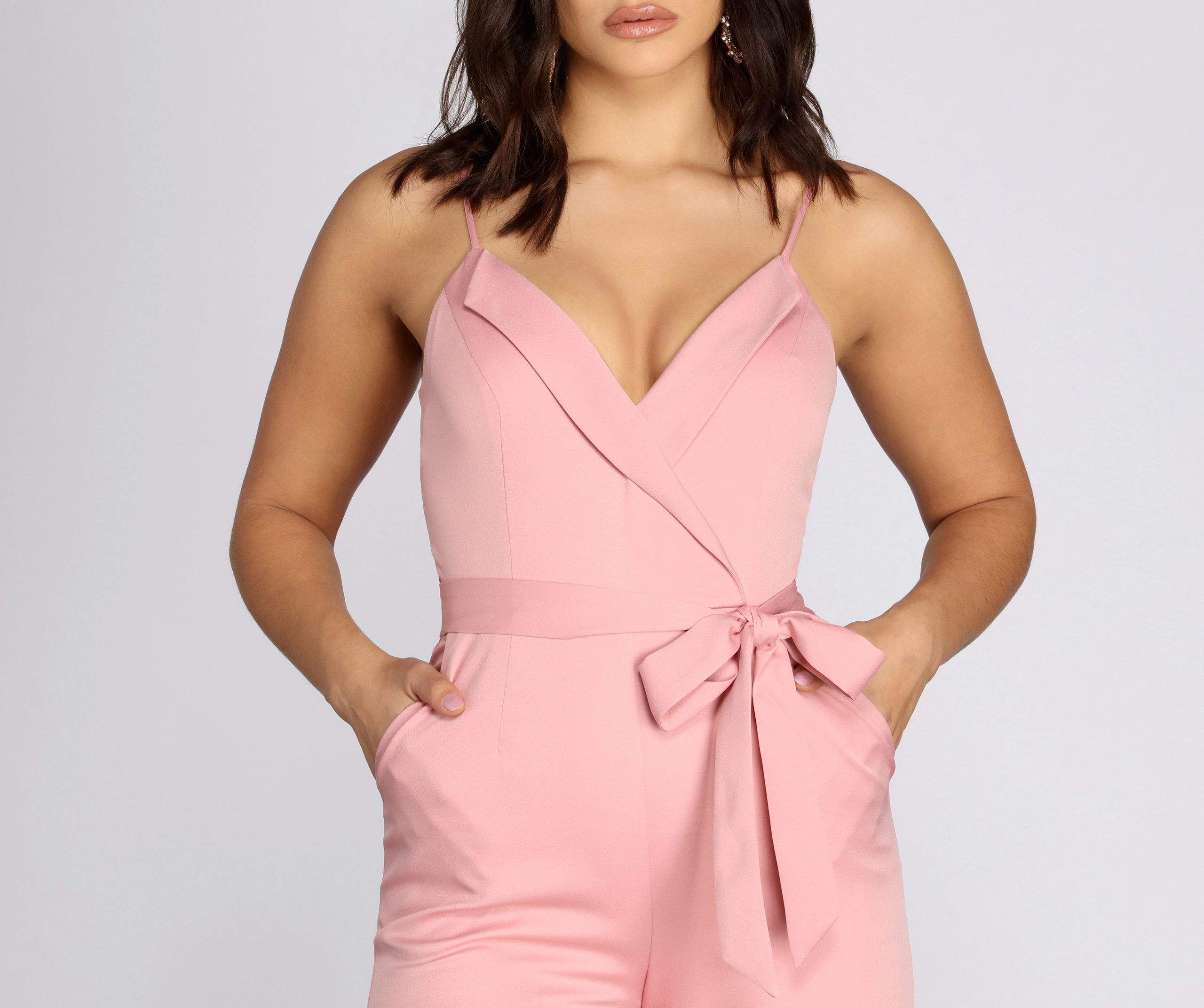 Classic Chic Tapered Jumpsuit - Fashionpara