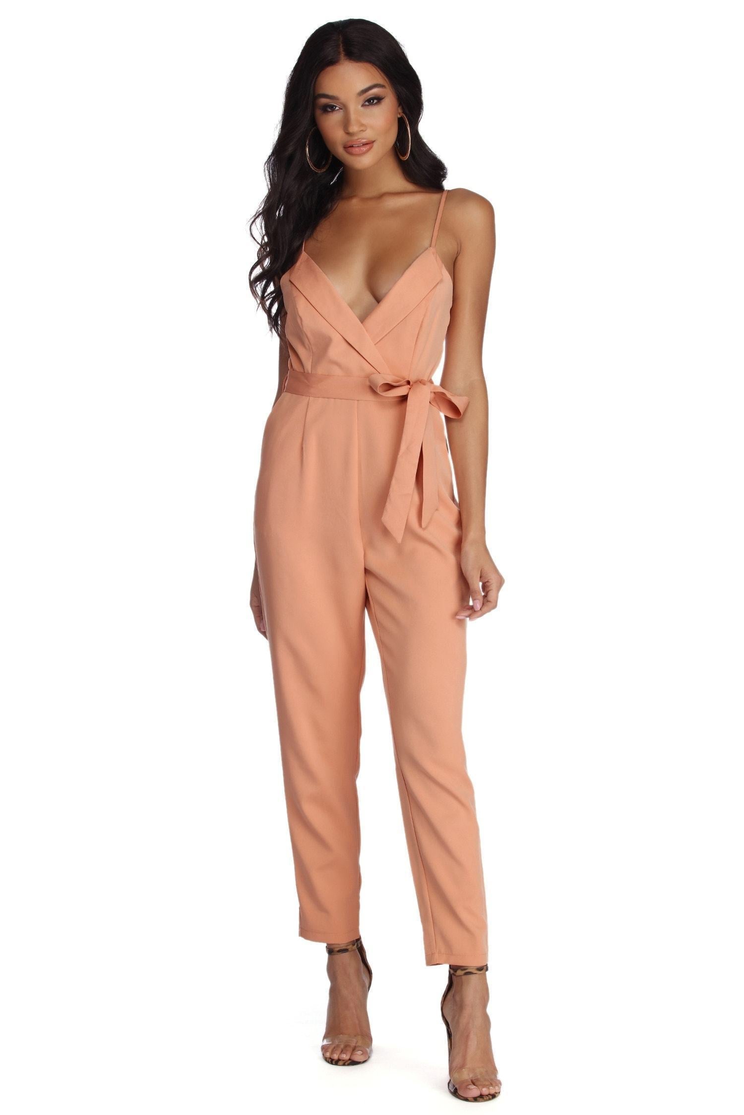 Classic Chic Tapered Jumpsuit - Fashionpara
