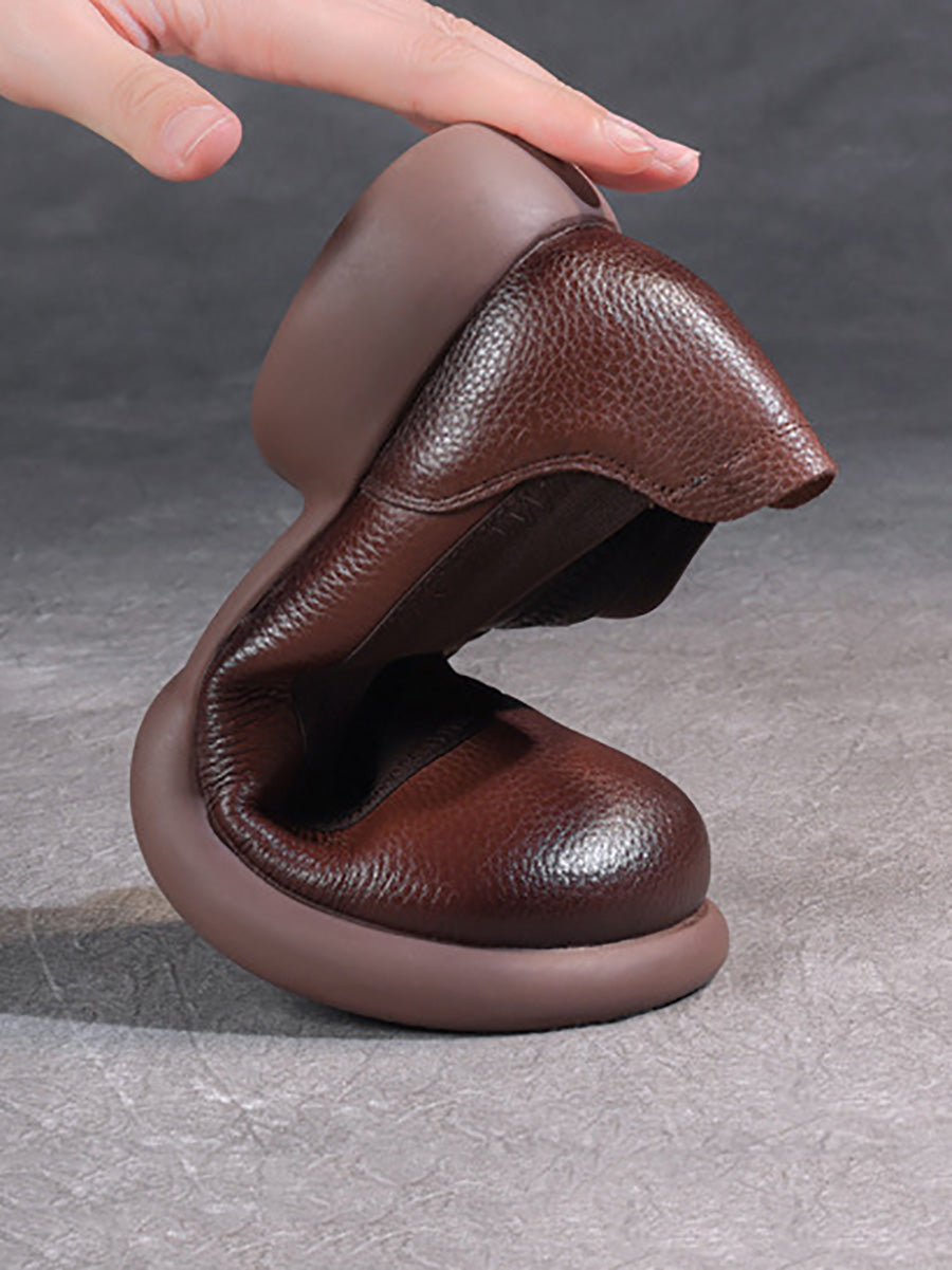 Casual Genuine Leather Low Heel Shoes