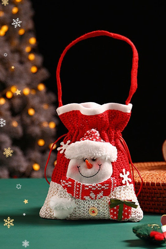 Creative Knitted Tote Gift Candy Bag