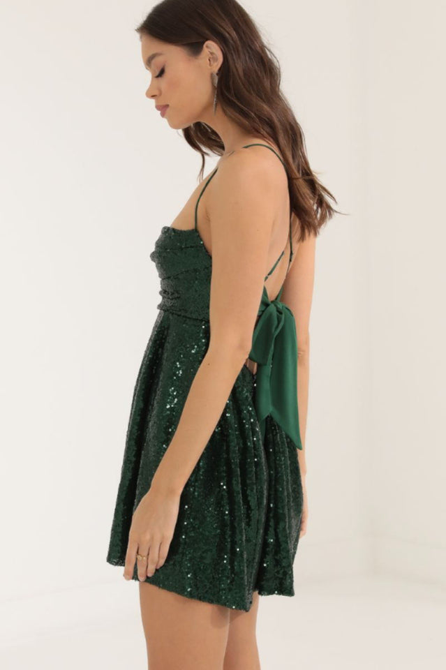 Sequin Sleeveless Bodycon Party Midi Dress - View 8