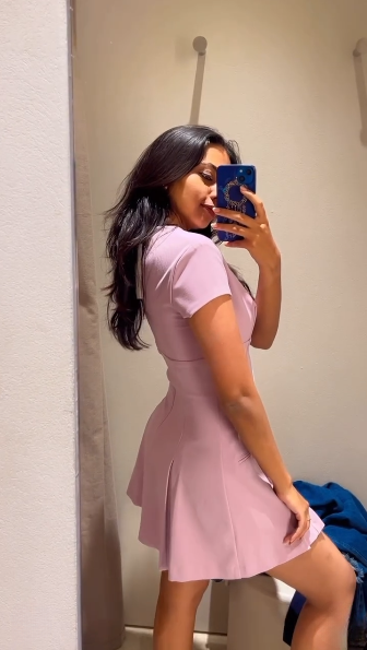 Sexy V Neck Birthday Outfit Short Evening Dress Short Party Dress Cocktail Dresses - Fashionpara