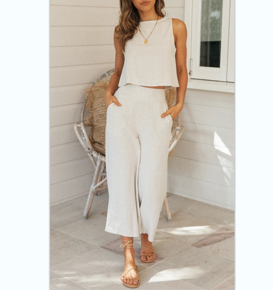 Casual Solid Color Two-Pieces Suits - Fashionpara
