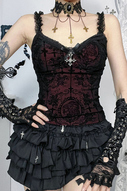 Dark Gothic Slim Fit Corset - Fashionpara