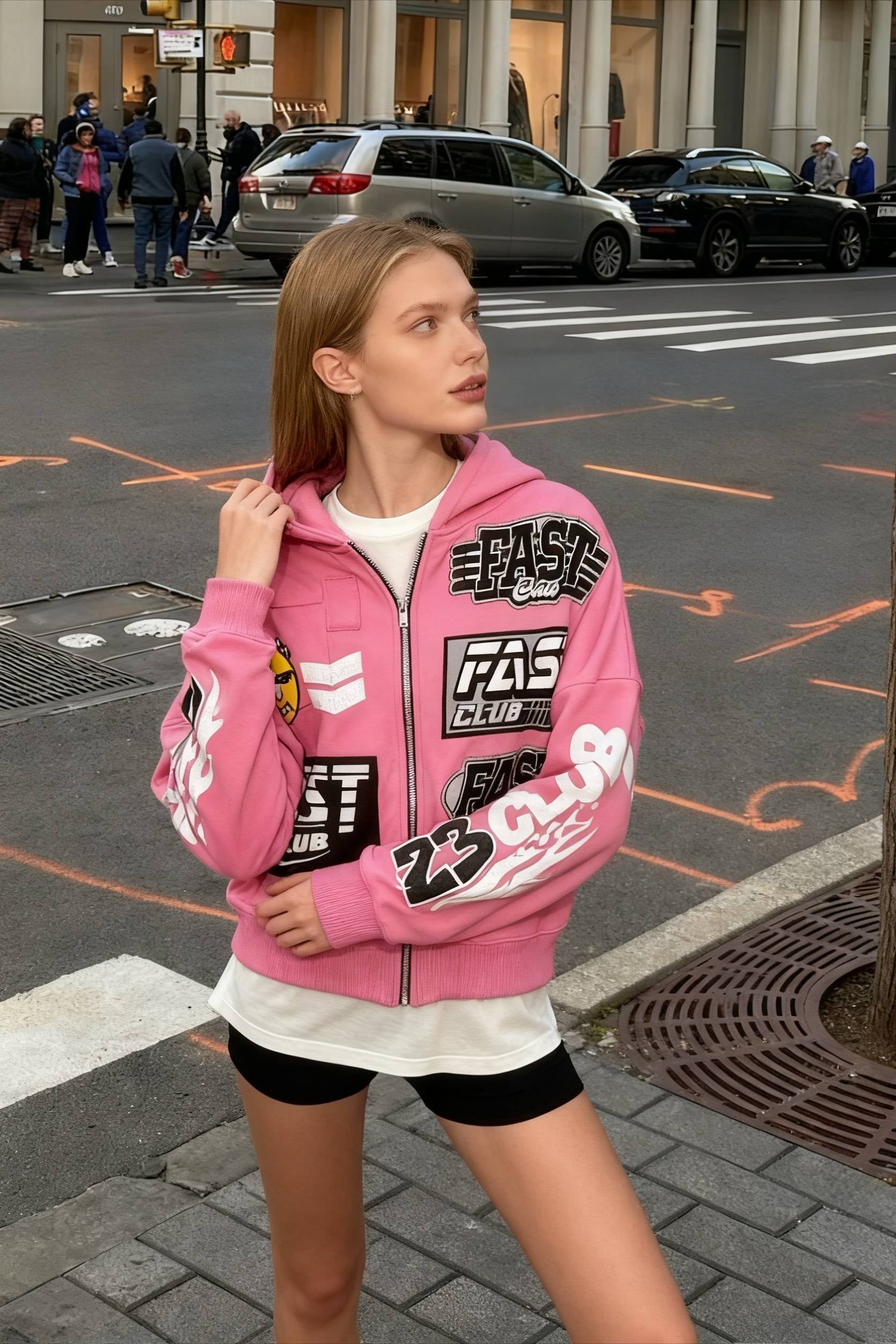 Y2K Retro Letter Hoodie - Fashionpara