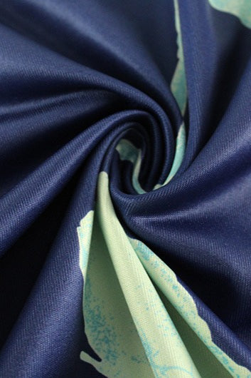 Strapless Floral High Slit Bodycon Maxi Dress