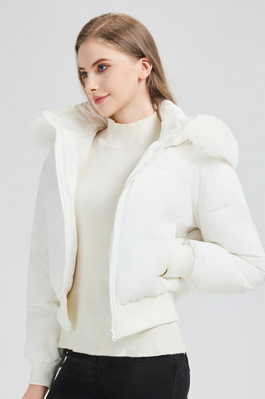 Short Waist Slim Puffer Coat 6
