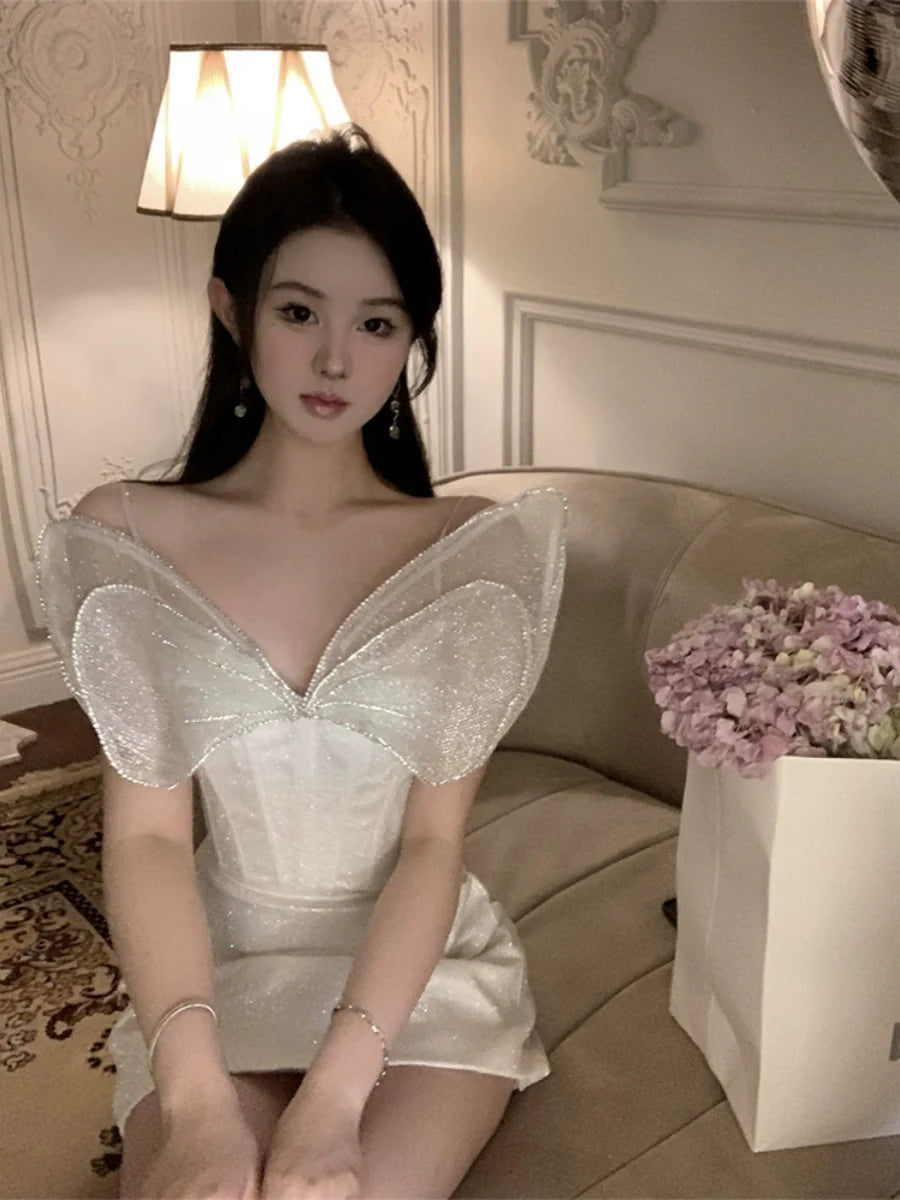 A Line Short Evening Dress Cocktail Dresses Short Birthday Party Dress - Fashionpara