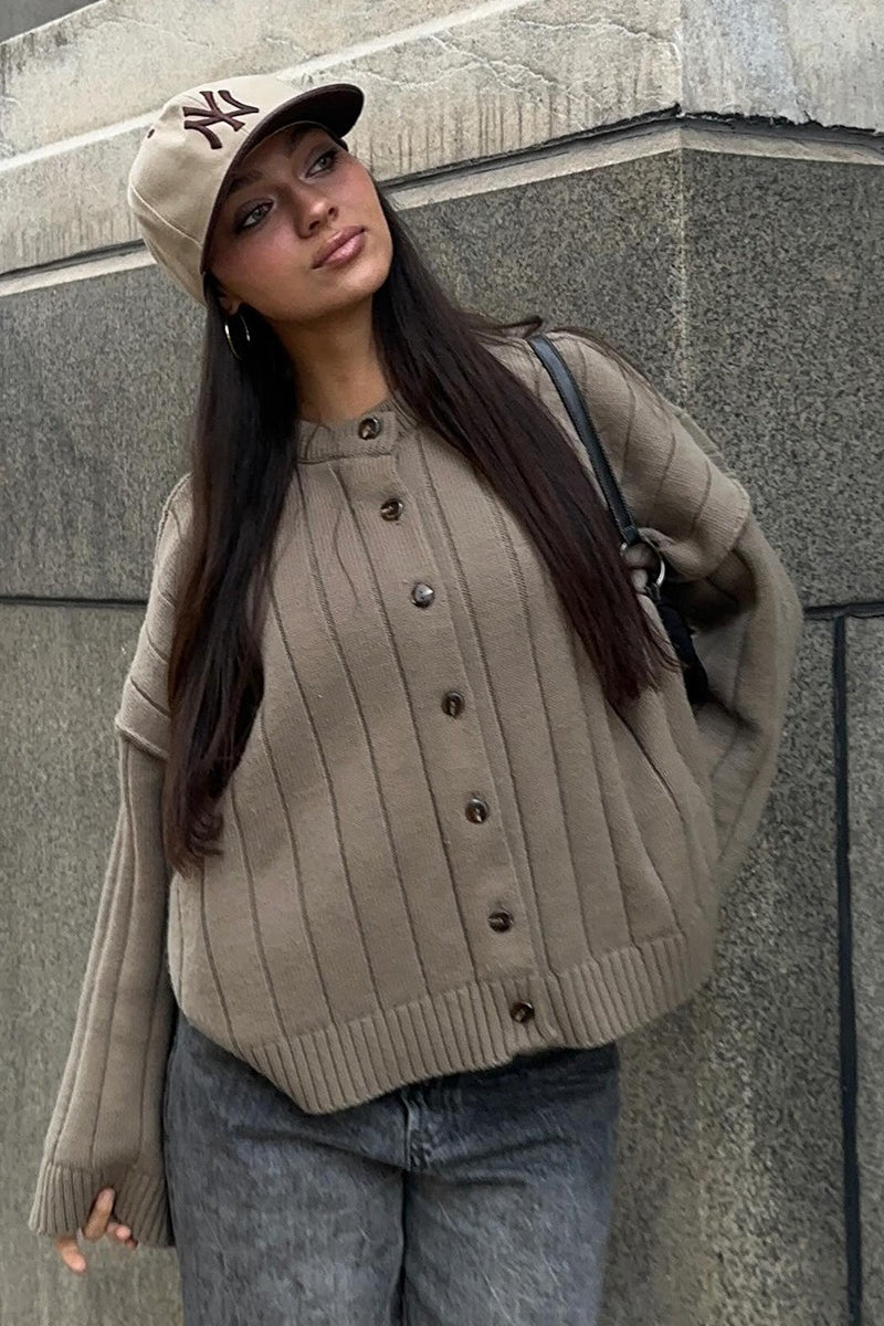 Soft Rib Relaxed Cardigan 4