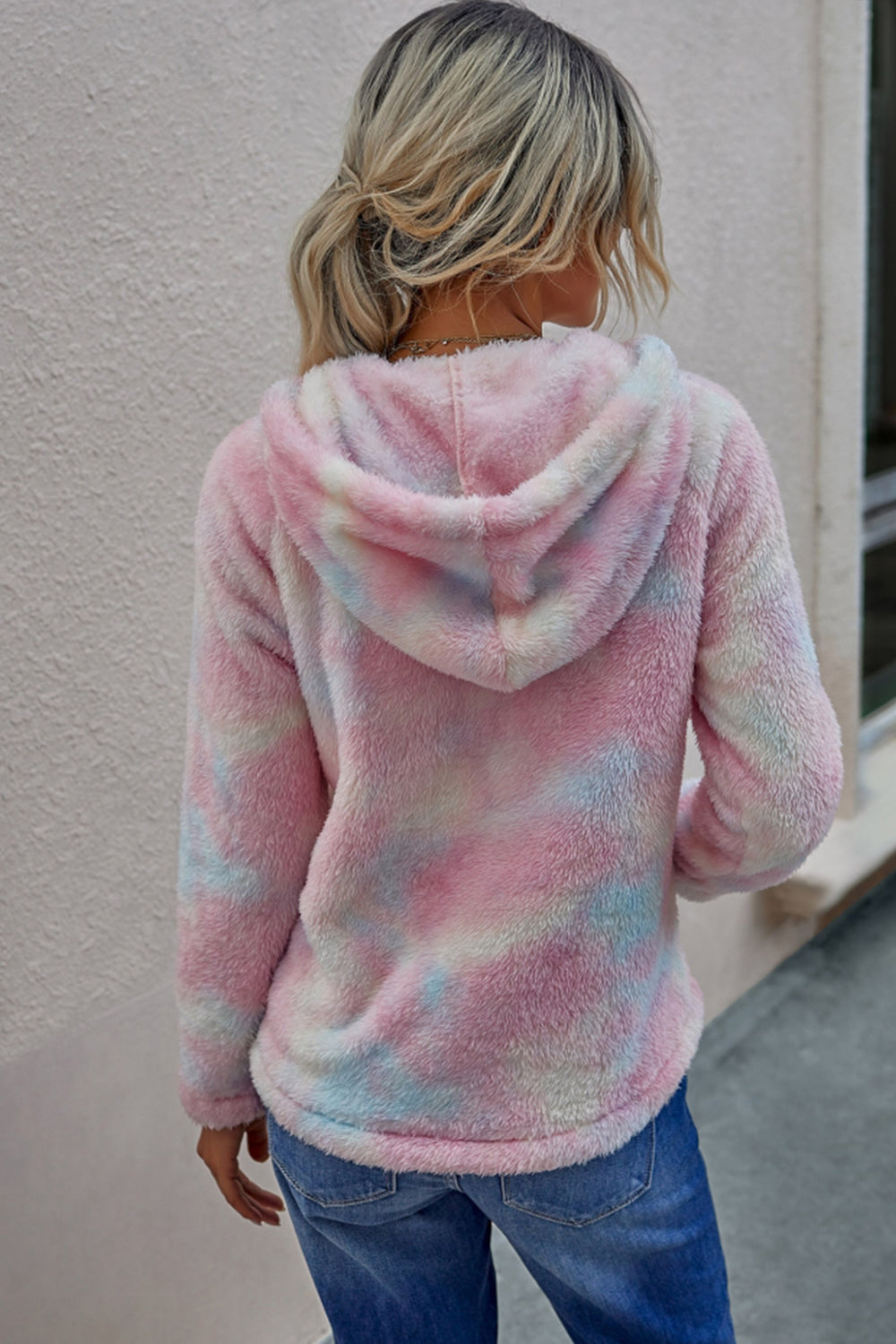 RadyRin Tie-Dyed Hooded Sweater for Cozy Everyday Style