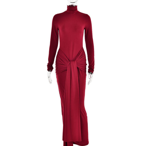 Roma Maxi Dress- Maroon