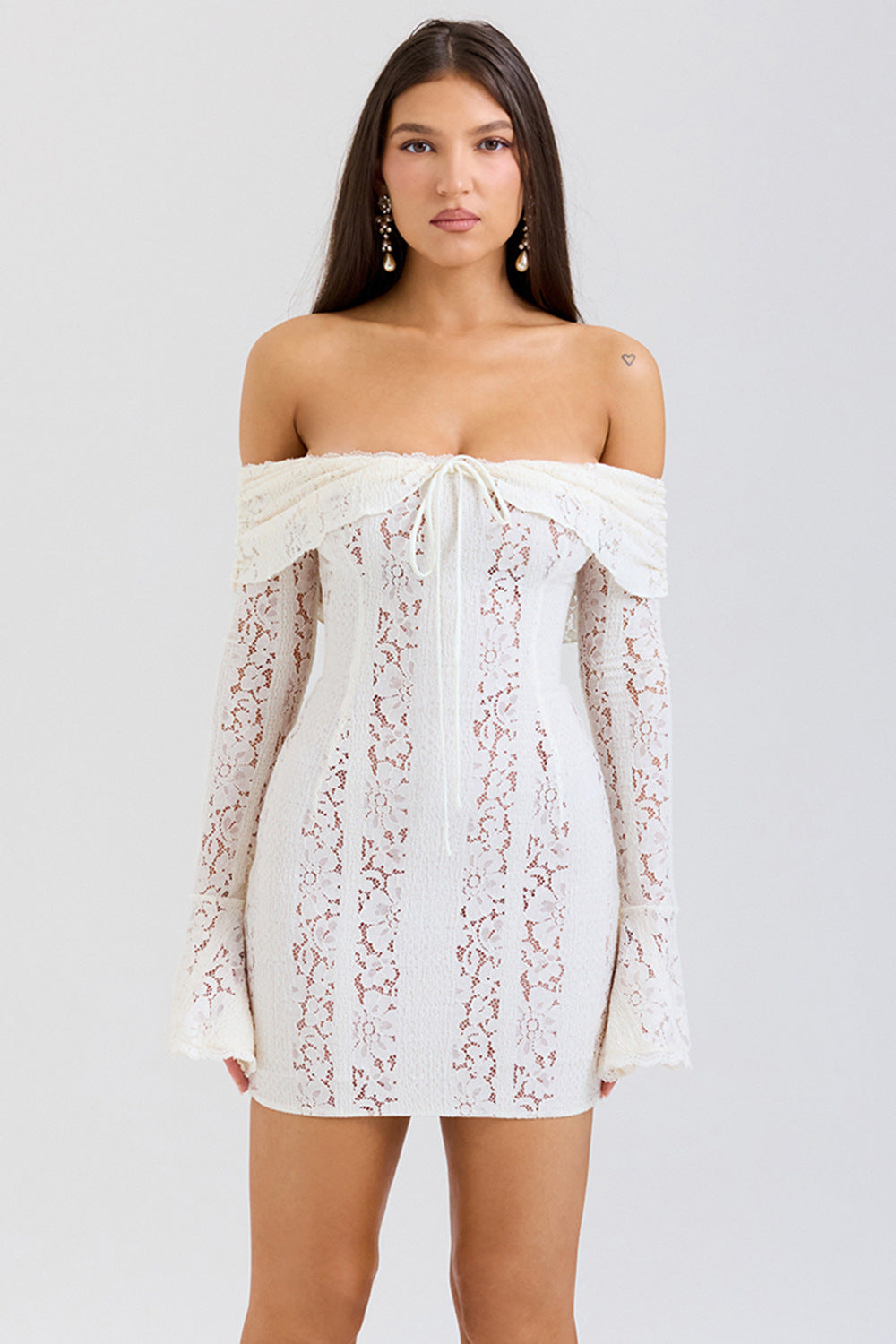 Vintage Lace Maxi Dress - View 8