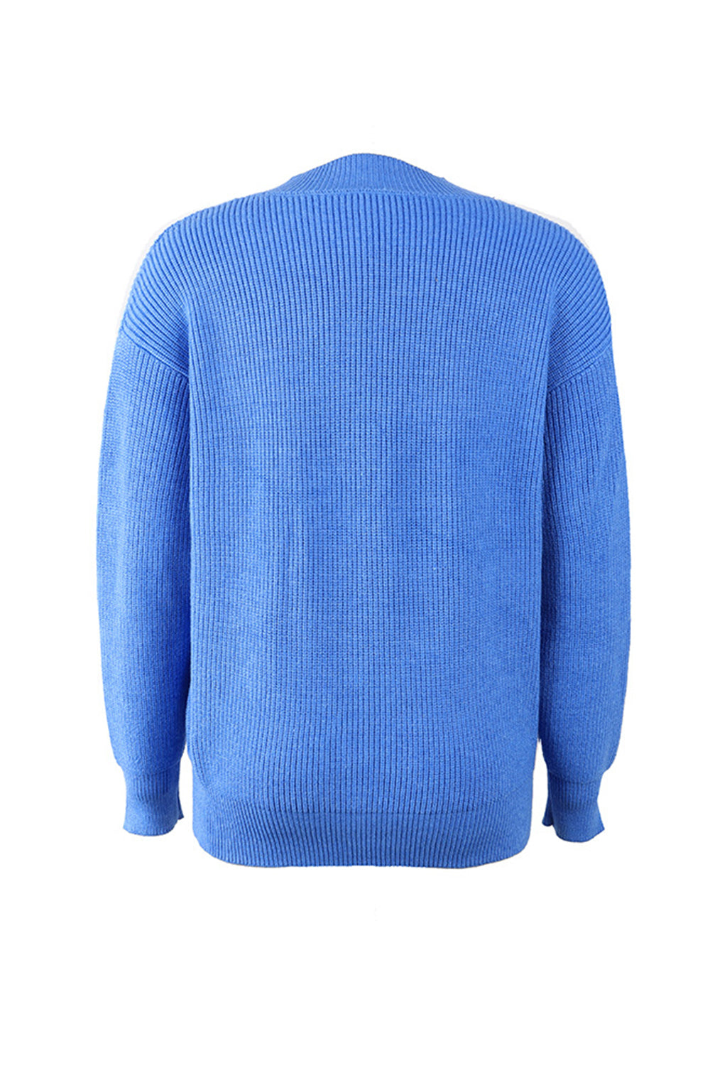 RadyRin V-Neck Solid Color Sweater for Effortless Style