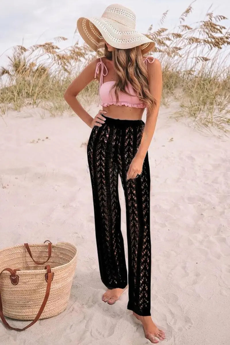 Boho Crochet Trousers Fashionpara